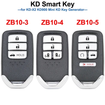 KEYDIY ZB10-3 ZB10-4 ZB10-5 KD Smart Remote Key uniwersalny KD Auto samochodowy, klucz do generatora kluczy KD-X2, idealny dla ponad 2000 modeli