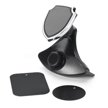 Czarny obrotowy 360 stopni samochodowy CD slot mocowanie uchwyt Magnetyczny stojak na telefon Android inteligentny telefon Przenośny uchwyt samochodowy