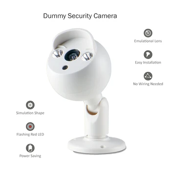 SecuPlug+ Indoor Fake Camera Smiling dummy simulation camera surveillance camera Model CCTV Security wodoodporny camera FC