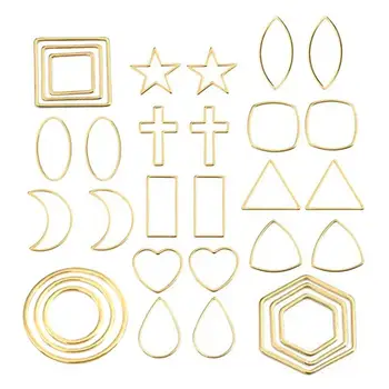 Stal nierdzewna ton złota kolczyki wnioski elementy zawieszenia złącza dla bransoletka naszyjnik kolczyki DIY wykonanie 15 stylów