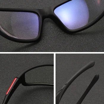 2021 Nowy Anty-Światło Niebieskie Okulary Mężczyźni Klasyczny Niebieski Światło Blokada Komputer Do Gier Okulary Męskie Retro Sport Czarne Okulary