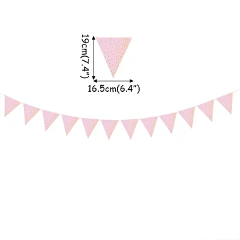 74шт różowy, złoto jednorazowe naczynia zestaw papierowy talerz kubek serwetki banner obrus dla dorosłych dzieci Urodziny wystrój