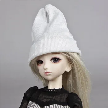 [wamami] 780# White Knit Doll Hat Cap/Hat 1/4 MSD AOD BJD Dollfie piękne akcesoria