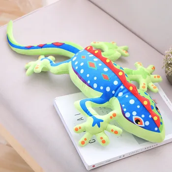 Gekon Liana Kameleon jaszczurka dinozaur lalki pluszowe zabawki lalka wróble miękkie zwierzę śmieszne zabawki