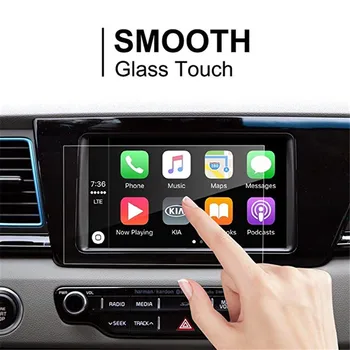Samochód szkło hartowane nawigacji informacyjno-rozrywkowe touch screen protector dla Kia Cadenza NIRO Sportage Sorento 8 cali