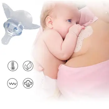5 szt. dla dzieci sutki matka karmienia smoczek Silikonowy osłona wielokrotnego użytku laktacji opieki Pad mleko matki karmienie piersią brodawki opieka nad dzieckiem