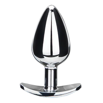 3Size Metal Anal Toy Prostate Stainless Steel Butt Plug Stimulator Sex Toys For Adult Female Sexual Products Male Homosexual
