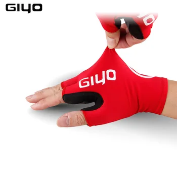 Giyo Cycle Half-finger Gloves Gel Sports bar, Bicycle Race Gloves Of Bicycle Mtb Road Guantes Glove jazda na Rowerze męskie średnioterminowe kobiety