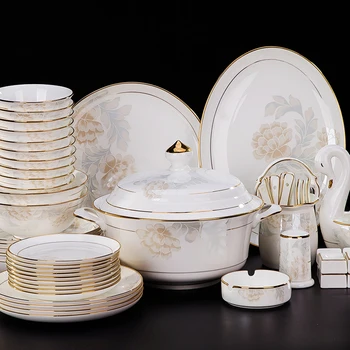 Jingdezhen ceramika ręcznie malowane 58 europejskich gospodarstw domowych prezentów naczynia boneguard porcelana, naczynia eksport