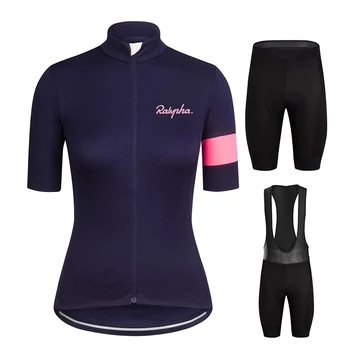 Ralvpha Cycling Jersey Set 2019 Women ' s Summer Mountain Bike Mtb Cycling Clothing Ropa Ciclismo Mujer Oddychającym Downhill Jersey