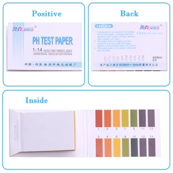 Yieryi 20 szt./karton PH - metry PH-test-paski led paski testowe 1-14 papierowa papierkiem kawałek papieru tester/zupełnie nowy wymiar