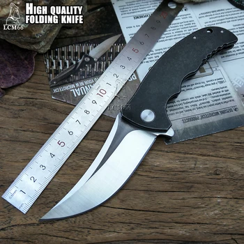 LCM66 taktyczny nóż składany stal D2 wszystkie stalowe uchwyty kemping otwarty noże survival myśliwskie narzędzia bardzo ostry zimny narzędzie stal