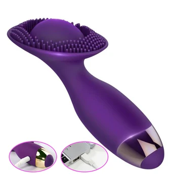 SEAFELIZ Sunflower 10 Speed Clitoral Stimulator Brush Vibrator USB Charging Nipple Clit Licking Toy G-spot Vibration For Women
