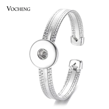10 szt./lot Vocheng Ginger Snap Button biżuteria odkryty bransoletka dla kobiet fit 18 mm Gingersnaps NN-673*10
