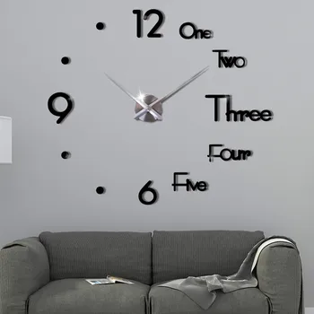 DIY salon zegar ścienny nowoczesny design duże naklejki zwierzęta zegar ciche kwarcowy igły wiszący zegar do dekoracji biura