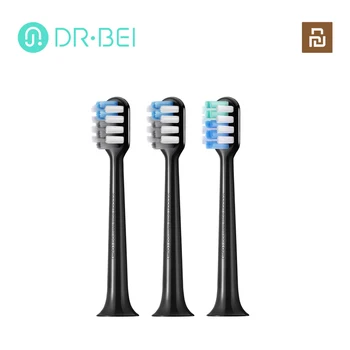 DR·BEI Tooth Brush Head 3Pcs for BY-V12 Sonic Ultrasonic Replacement Toothbrush Head Clean Teeth Wodoodporny Extremely Long Life