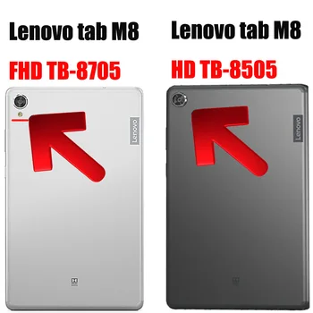 Cienkie etui z imitacji skóry dla Lenovo Tab M8 TB-8505F TB-8505X Tablet magnetic stand Cover case
