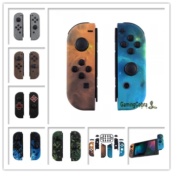 Soft Touch Grip Custom Wzór Controller Housing W/ Full Set Buttons DIY wymiana Shell Case do Nintendo Switch JoyCon