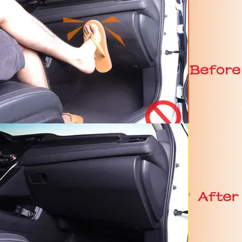 Drugi pilot Anti-kick Pad Anti-dirty Pad podkładka pokrywa szuflady do przechowywania skórzany ochraniacz do Honda Civic 10th 2020 2019 2018 2017 2016