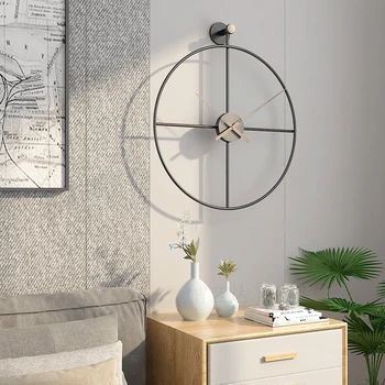 40 cm duży metal styl skandynawski zegar ścienny sprzęt sypialnia żelazne artystyczne Zegar zegar ścienny wystrój domu