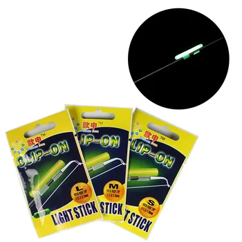 Zapnij pasy! 10 worków Fishing Glow Stick Tube SS S M L Size Green Fluorescence Chemical Fishing Rod Top Tip Luminous Light Stick FF40