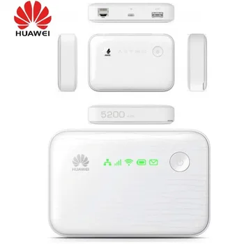 Huawei E5730 43.2 Mpbs 3G Mobile hotspot Wi-Fi z portem Ethernet i Power Bank 5200mAh (3G w Europie, Azji, na Bliskim Wschodzie, w Afryce