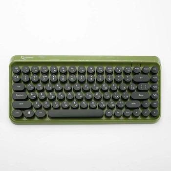 Gembird KBS-9001 zestaw klawiatury i myszy bezprzewodowej, 1600 dpi, USB, zielony 5197012