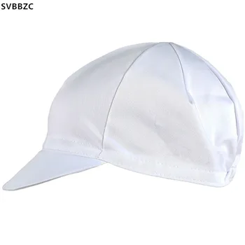 Single White Pro Summer Cycling Cap Bike Hat for Men and Women Oddychającym Sun UV Bike Wear Czapka chustka kask pirat