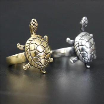 2016 popularny Bóg żółwie 316L pierścień biżuteria ze stali nierdzewnej fajne mody złote żółwie pierścień