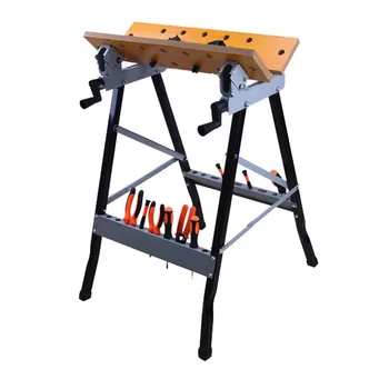 Berserk składany pulpit stalowy stół garaż przenośny instrument stole i kleszcze (pojemność 200 funtów)