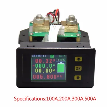 DC120V 100A 200A 300A 500A LCD Combo Meter Voltage Current Monitoring Monitor