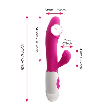G Spot wibrator dla kobiet podwójna wibracja silikonowe wodoodporne erotyczne zabawki Sex shop masturbacja typu Superior medical Sex Prod