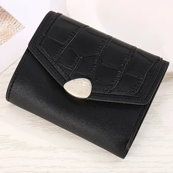 Nowe damskie portfele posiadacz karty torba biznes kredytowa karta bankowa ID uchwyty dobrej jakości Lady portfele krótkie klipy pieniądze portfel torebki