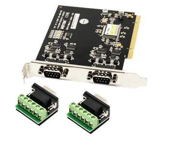 UT-713 PCI serial card PCI TO 2 Port RS485 RS422 COM Serial Port adapter converter card 600w ochrona przeciwprzepięciowa telewizorów