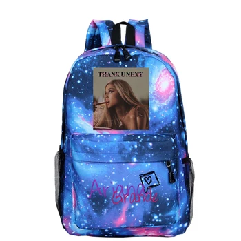Ariana Grande torby szkolne dla nastolatek Thank U Next plecak Galaxy Travel Back Pack Mochila Feminina Kids plecak 16inch