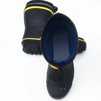 Mężczyźni odkryty gumowe Wędkarstwo myśliwskie buty stalowy nosek stalowa podeszwa bezpieczeństwa pracy kalosze anty-przeszywający i anty-rozbijając kalosze