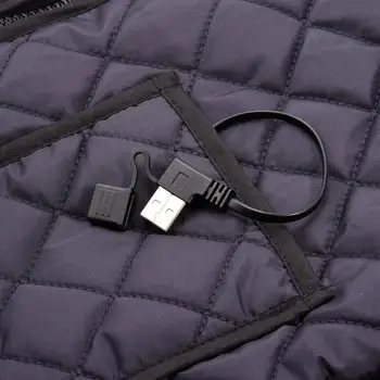 Bluetooth kontrola temperatury z podgrzewaną wodą kamizelka Mężczyźni Kobiety USB 5 stref ogrzewanie elektryczne Kurtka dla wędkarzy narciarstwo ciepły płaszcz odzież