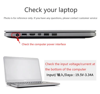 19.5 v 3.34 a 65w pa-12 autentyczne Dell Original 65W laptop zasilacz ładowarka do Dell PP25L, PP41L, PP05S