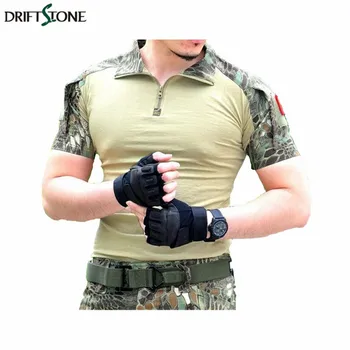 Kamuflażu Kryptek koszulka mężczyźni bawełna armia taktyczne walki t-shirt, wojskowy kamuflaż obóz Męskie koszulki letnie top trójniki