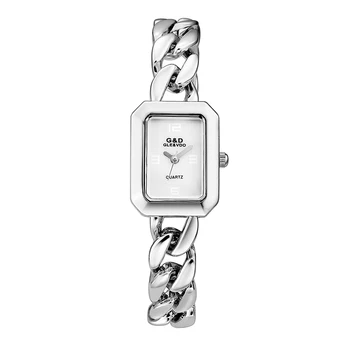 2019 nowość! G&D damskie zegarki luksusowe Laides bransoletka moda zegarki zegarek Kwarcowy prostokąt relogio feminino zegarek reloj mujer