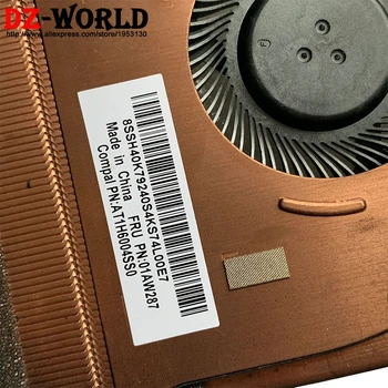 Nowy oryginalny SWG dedykowany układ graficzny chłodnica CPU, GPU Cooler wentylator do laptopa Lenovo ThinkPad E560p 01AW287 01AW288 AT1H6004SS0