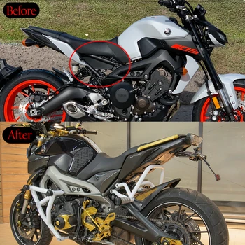 MT09 FZ09 boczne siedzenia motocykla pokrywa owiewki owiewka pokrywy do-2020 Yamaha MT FZ 09 2016 2017 2018 2019
