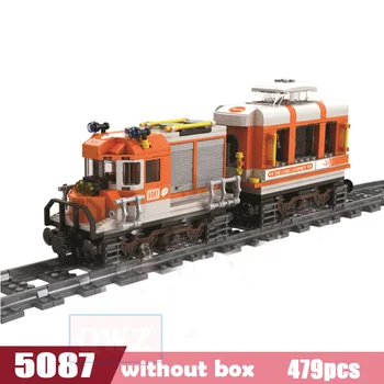 Technic Train City Set Heavy haul Cargo Passenger Steam Bricks Model Building Blocks For Children Toys prezent na boże Narodzenie