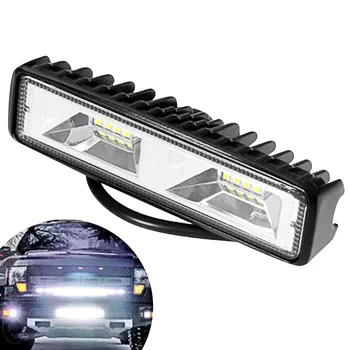 2X 18W 12V 16LED Work Light Bulb Spot Beam Bar Car SUV Off Road Driving reflektor przeciwmgłowy