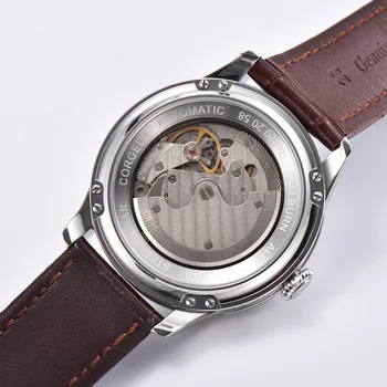 Zegarki męskie zasięg zielony dial Corgeut 40 mm męskie Mewa automatyczne mechaniczne zegarek data wodoodporny ze stali nierdzewnej
