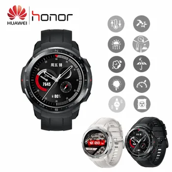 Oranginal Huawei Honor Watch GS Pro Smart Watch 5ATM sportowy zegarek tętno krwi tlen Bluetooth talkband globle wersja