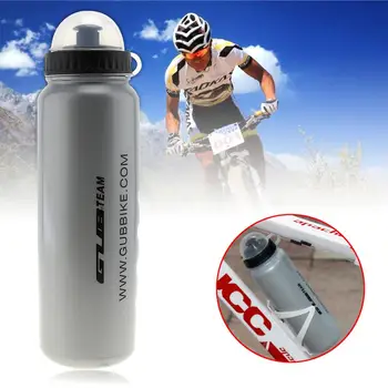 GUB 1000 ml lekki plastikowy przenośny rower butelkę wody z пылезащитным etui do jazdy na rowerze / kemping