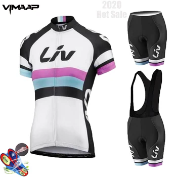 2019 Liv Women ' s Cycling Jerseys Set Short Sleeve Bicycle Clothing Quick-Dry Bike Riding Clothes Ropa Ciclismo
