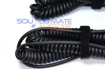 Uniwersalna wymiana spiralnych słuchawek DJ kabel przewód do Pioneer HDJ 2000 Reloop RHP 20 DJ słuchawki