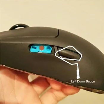 Wymiana bocznego przycisku myszy zestaw Logitech G Pro Wireless Gaming Mouse Left up+Left Side down Button Keys for Logitech G Pro